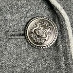 Sashimi Gray Wool Blend Lined Blazer Photo 4