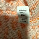 Andthewhy NWT  Orange and Cream Oversized Leopard Sweater S/M Photo 4