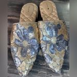 Birdies The Dove Gold Petal Sequin Mule Slip On‎ Shoes Flats Shoes 8 Photo 7