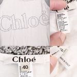 Chloé Authentic Chloe Cream Lightweight Logo Dress / Cover Up Photo 11