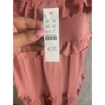 J.Crew Women's  Pink Tiered‎ Knit Keyhole Maxi Dress Size S NWT Photo 3