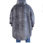 The wayy big hoodie Plush blanket Oversized unisex one size Gray Size undefined Photo 2