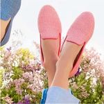 Birdies  The Starling Flats in Lipstick Raffia Size 10 Photo 1