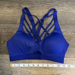 Victoria's Secret VSX Sport  Blue Strappy Padded Lightweight Sports Bra 32C Photo 10