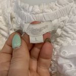 JENNIFER & GRACE WHITE EYELET SMOCKED SET BLOUSE MAXI SKIRT LARGE Photo 3