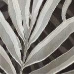 Vintage Mondi Gray & Black Tropical Leaf Pattern Button Down Silk Shirt, Size L Size L Photo 6