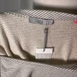 Dalia Striped Knit Dress Women's Long Sleeve Tie Neck Casual‎ Tan Size XS Photo 6