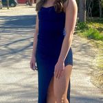 Navy Blue Prom Dress Photo 3
