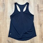 ZYIA ACTIVE | Black Racerback Striped Athletic Gym Workout Tank Top, Size S Photo 3