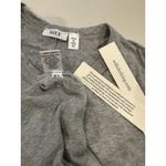 NEW Wilt Shirt Dress Womens XS Gray 100% Cotton Button Soft Travel Short Sleeve Photo 2