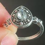 Water drop crystal ring size 7 Photo 4