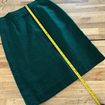 Jones Wear Vintage Green And Black Check Houndstooth Pencil Skirt 12 Photo 3