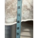 Levi's Tie Dye White/Brown Crew Neck Crop Sweatshirt Size XL Long Sleeve Raw Hem Photo 3