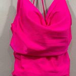 La Femme 29020 Strappy Back Bodycon Maxi Gown Dress Neon Pink Size 6 Photo 6
