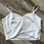 Blvd  white spaghetti strap crop top Photo 4