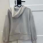 Apana  Light Gray Zip-Up Hoodie Photo 4