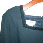 Talbots  10P Black Long Sleeved Dress Funeral Petite Photo 1