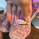 Becca by Rebecca Virtue Women's Multicolor Swimsuit One Piece Tie Back Medium Photo 6