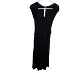 Anthropologie  Abbey Cropped Jumpsuit Black Photo 1