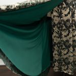 Betsy and Adam . Layla Halter Top Foil Print Gown. Photo 10