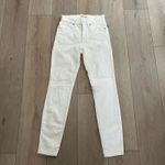 Madewell Women’s Pure White Mid-Rise Skinny Jeans Sz 25 Photo 2