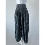 Tropical Group Hawaii Blue Gray Balloon Smocked Pant Jumpsuit, Sz: OS (b50) Boho Size undefined Photo 1