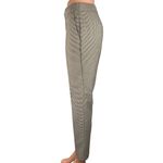 ZARA Beige Houndstooth Print Mid Rise Flat Front Career Tapered Dress Pant Sz 2 Photo 1