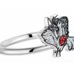 Swavorski NWT Looney Tunes Sylvester Motif Ring Size 58 Photo 1