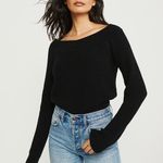 Abercrombie & Fitch Chenille Off The Shoulder Sweater Photo 0