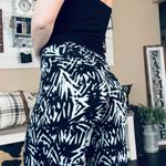 About A Girl abstract printed flare wide leg festival pants Photo 3