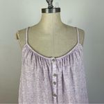 Free People Beach Purple Ruffle Babydoll Tank Photo 2