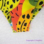 NEW It’s‎ Now Cool Free People square top string bottom bikini in bananas, M Yellow Size M Photo 7
