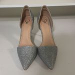 Windsor Silver Pointed Toe Heels - Size 7.5 Photo 1
