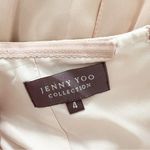 Jenny Yoo  Collection Aidan Convertible Strapless Chiffon Dress Gown Blush Size 4 Photo 5