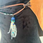 Handmade Camel Tan Suede Halter Top Size XS Photo 1