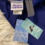 Beach Cabana Swim size brand new with tag navy blue with light blue colors Size L Photo 3