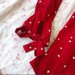 Milkcocoa Korea Red Hearts Dress Size XS Photo 6