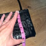 Marc Fisher  Black Crocodile Embossed Crossbody Bag Photo 10