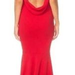 Katie May Twirl Gown Square Neckline Midi Length Dress w/ Tags Red Medium Photo 1