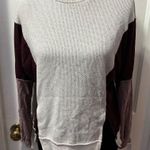 SugarFox Colorblock Waffle Sweater in S Photo 0