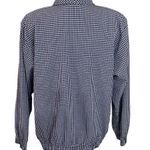 Vintage seersucker gingham bomber embroidered and embellished stars size 10 White Photo 1