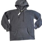 Madewell Resourced Oversize Fleece Bubble-Sleeve Hoodie Sweatshirt Coal Size XXS Photo 5