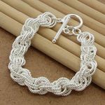 Sterling Silver 925 Plated Link Chain Bracelet Photo 0