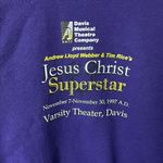 Urban Outfitters 1997 Vintage 90s Jesus Christ Superstar Crewneck Sweatshirt Small S Blue USA Photo 4