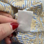 Savanna Jane Plus 1X Striped Embroidery Tank Top Bohemian Nautical Babydoll NEW Blue Photo 8