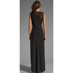 Halston Heritage  Cheer Contrast‎ Gown Sleeveless Formal Dress in Black, Size 4 Photo 15