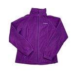 Columbia Sportswear Co Pullover Fleece Jacket Womens M Purple 1/4 Zip Activewear Photo 0