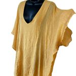 Umgee Ochre V-Neck Caftan Tunic Photo 3