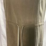 Lafayette‎ 148 New York Womens Shift Dress Olive Green Cap Sleeve Back Zipper Size M Photo 3