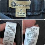Democracy  Gray High Rise Tie Waist Ankle Cuffed 24.5 Inch Inseam Pant Size 8 Photo 10